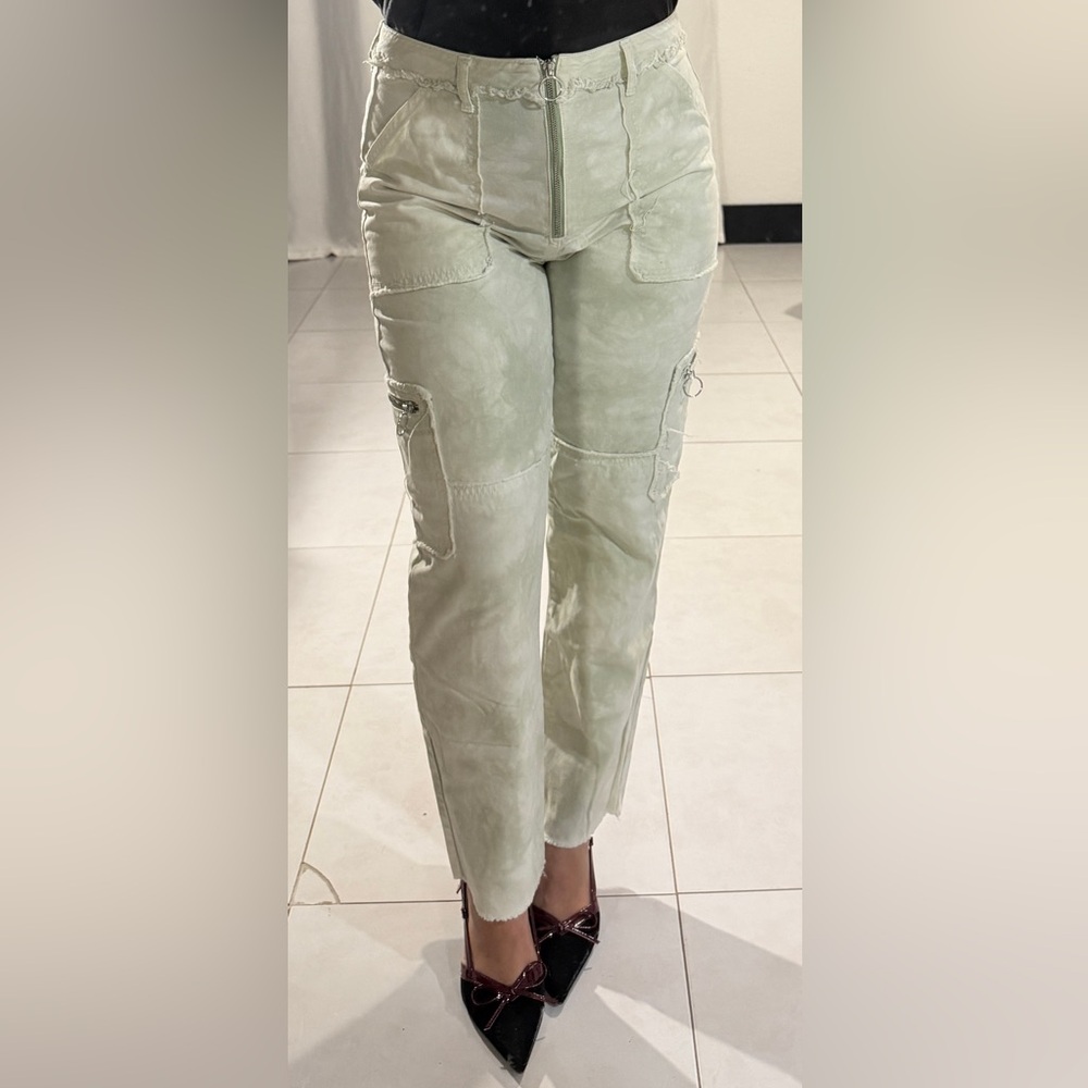 Forever 21 Mint Straight Leg Jeans